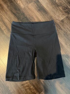 Athleta Black High-Rise Bike Shorts